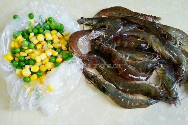 玉米青豆虾仁的做法图解1