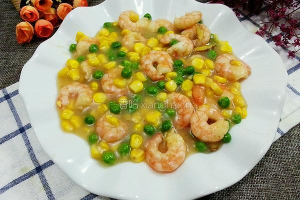玉米青豆虾仁的做法图解7
