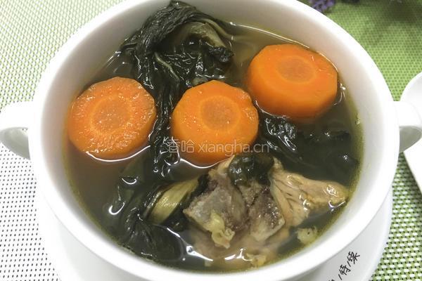 龙骨菜干汤（沙煲法）的做法图解10
