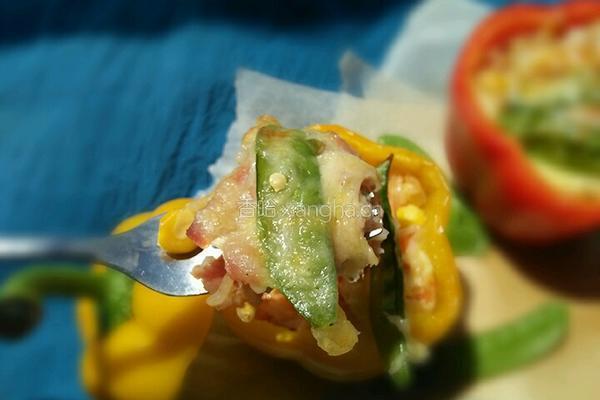 甜椒芝士焗饭的做法图解9