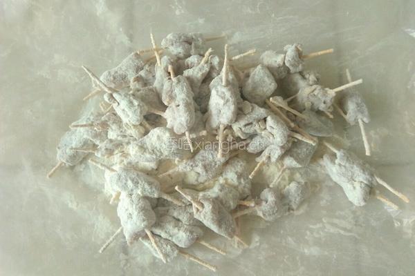 香脆牙签肉的做法图解7