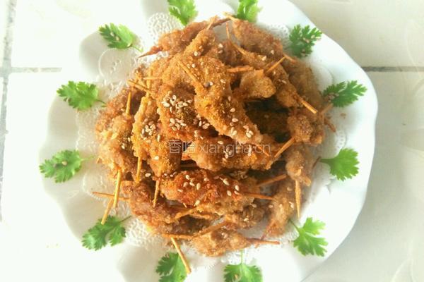 香脆牙签肉的做法图解11