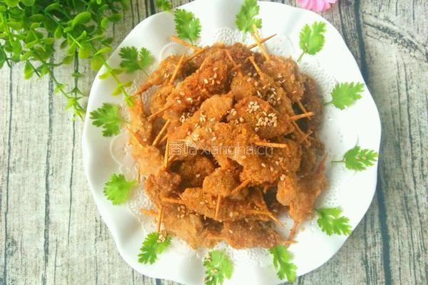 香脆牙签肉的做法图解12