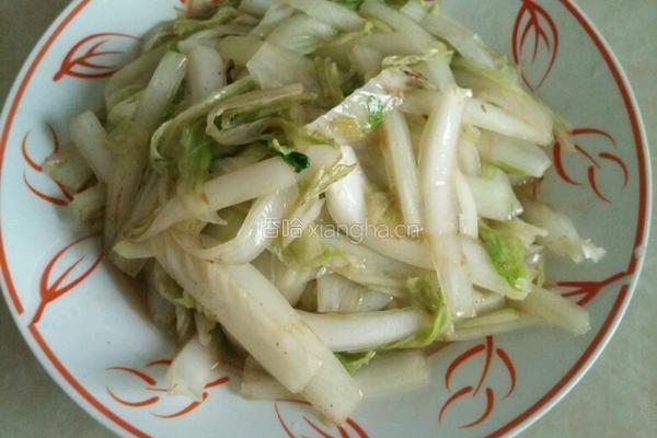 青炒白菜的做法图解7