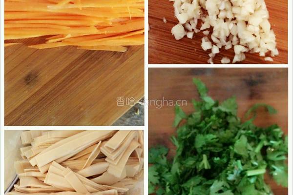 凉拌豆腐丝的做法图解1