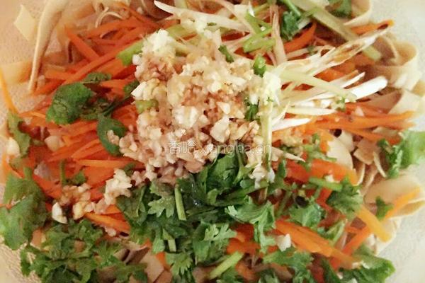凉拌豆腐丝的做法图解5
