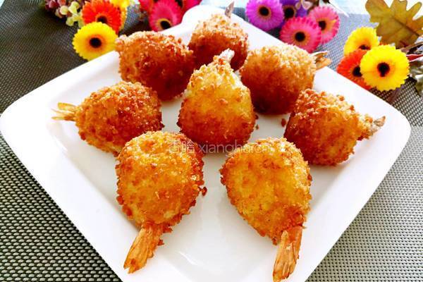土豆泥虾球的做法图解22