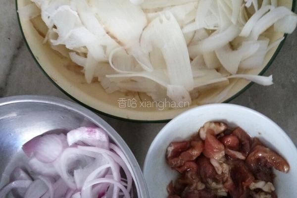 炒莲藕的做法图解4