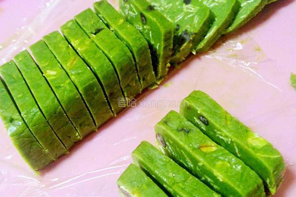 抹茶蜜豆燕麦曲奇的做法图解6