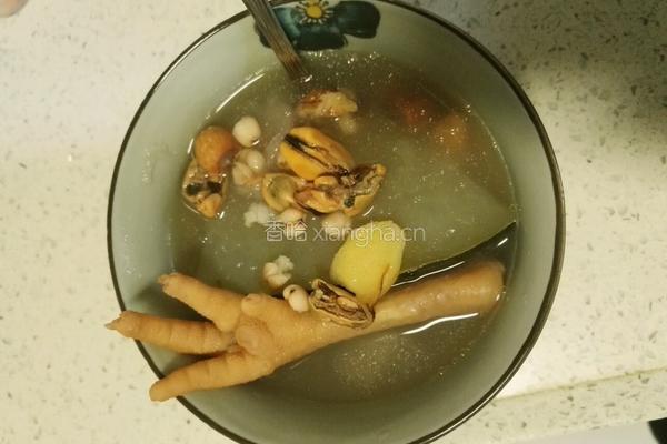 薏米莲子猪肉煲冬瓜的做法图解5