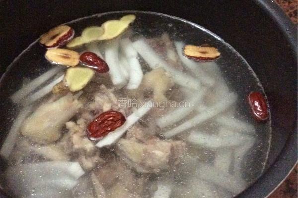 椰子煲老鸡汤的做法图解4