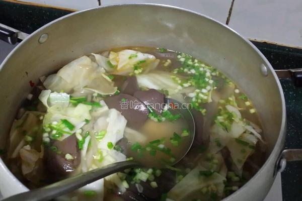 酸辣血旺汤的做法图解5