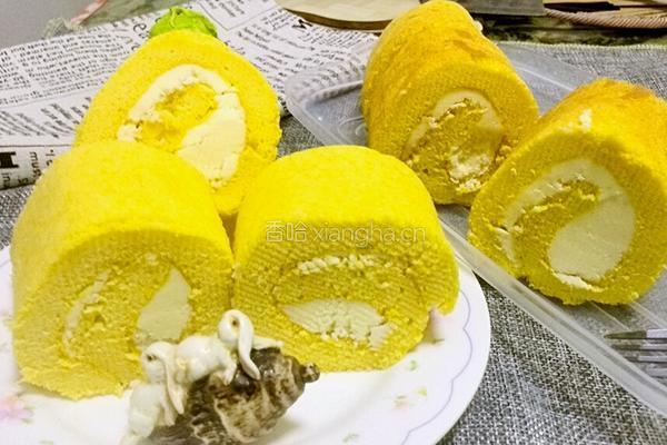 南瓜泥蛋糕卷的做法图解37