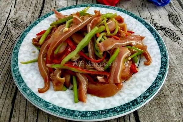 双椒拌耳丝的做法图解6