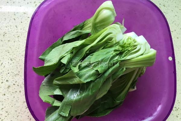 香菇油菜的做法图解2