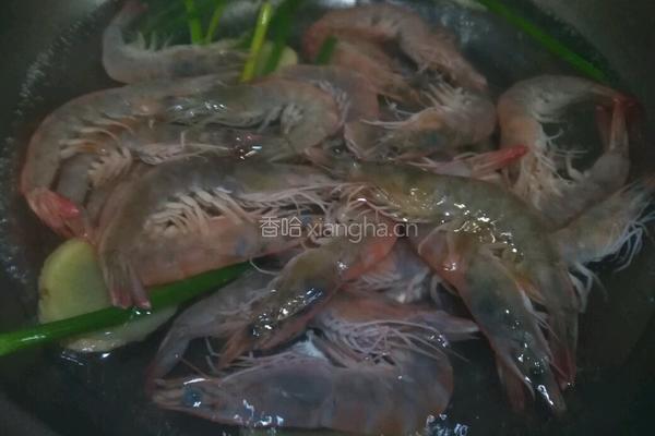 白灼虾的做法图解4