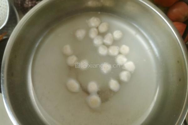 茄汁鸡丸面的做法图解3