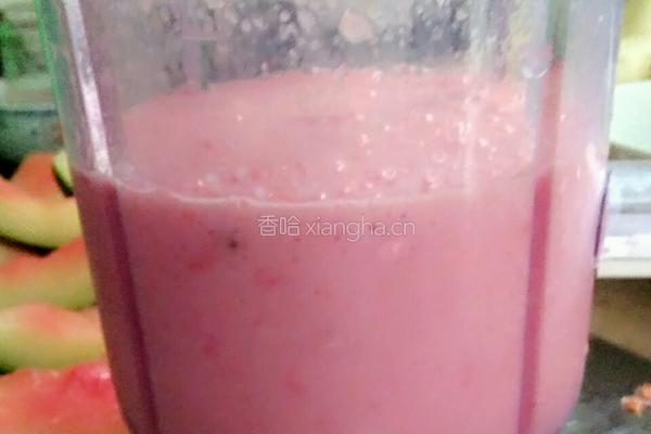 西瓜牛奶冰的做法图解3