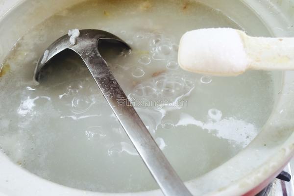 牛肉苋菜粥(砂锅粥)的做法图解7
