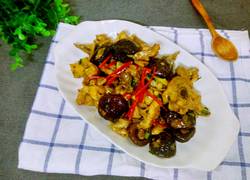 鸡肉炒蘑菇