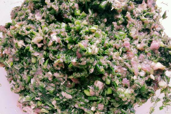 茴香馅蝴蝶花式蒸饺的做法图解6