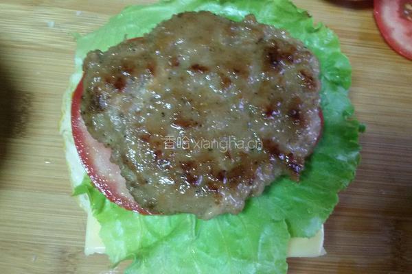 猪肉汉堡的做法图解11