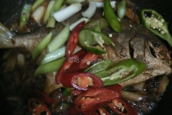 青红辣椒炒鱼的做法图解6