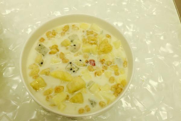 水果燕麦牛奶餐的做法图解3