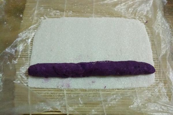 水晶紫薯卷的做法图解5