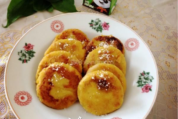 香煎甜薯豆沙饼的做法图解7