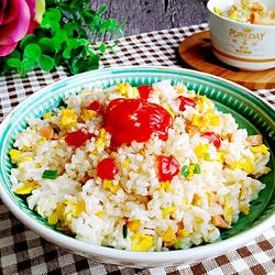 火腿蛋炒饭的做法[图]