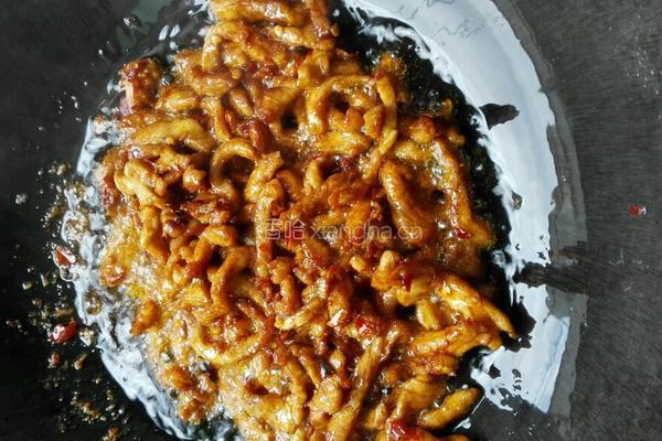 蒜苔炒肉丝的做法图解4
