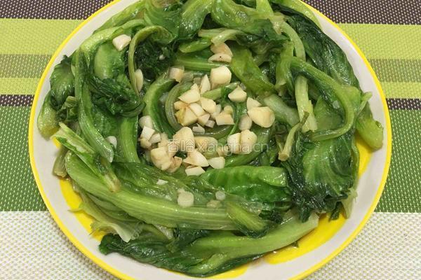 清炒生菜的做法图解4