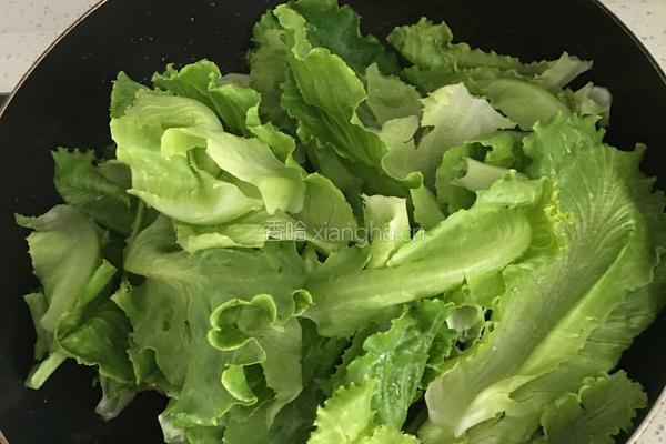 清炒生菜的做法图解3