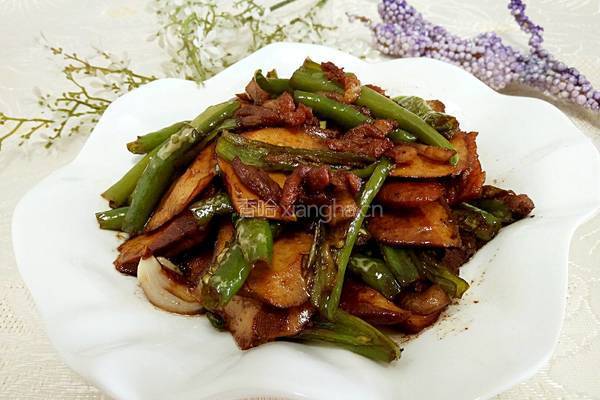 杭椒肉丝炒茶干的做法图解10