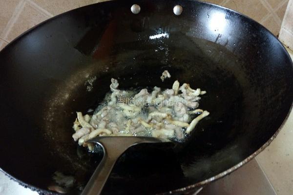 杭椒肉丝炒茶干的做法图解4
