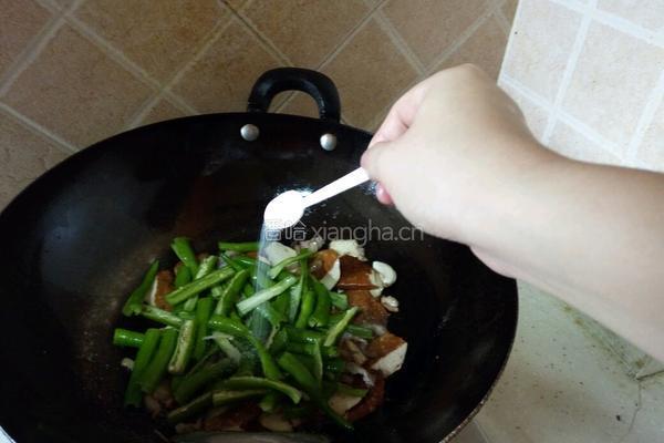 杭椒肉丝炒茶干的做法图解7