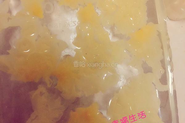 桂花桃胶皂米羹的做法图解3