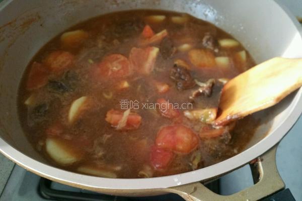 番茄牛肉汤的做法图解6