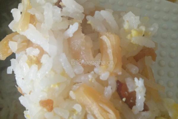 瑶柱红枣鸡蛋拌饭的做法图解5