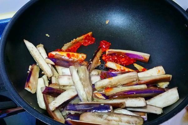 豆瓣醬茄子的做法图解6
