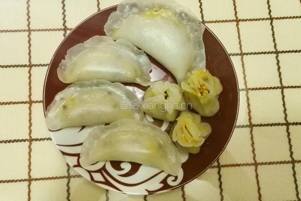 素馅水晶烧卖（饺）的做法图解7
