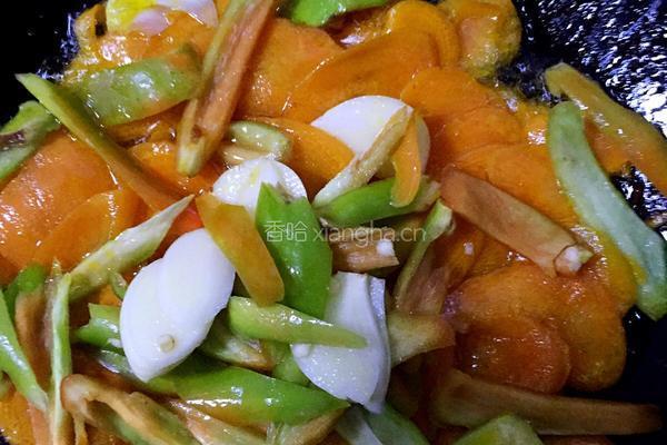 胡萝卜木耳炒肉的做法图解4
