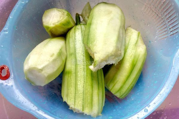清炒节瓜的做法图解1