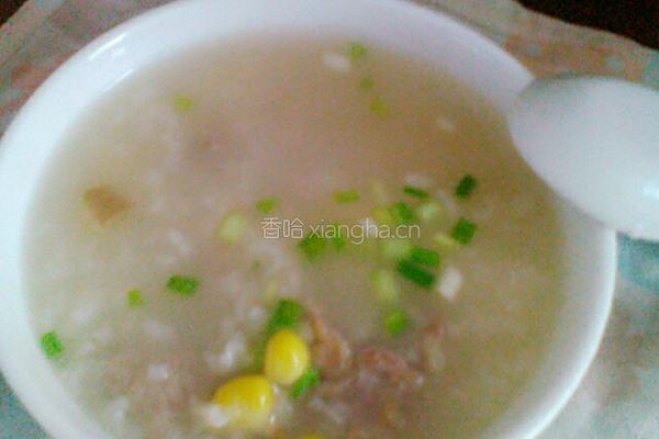 玉米瘦肉粥的做法图解7