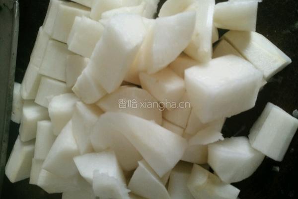 鸡肉萝卜汤的做法图解3