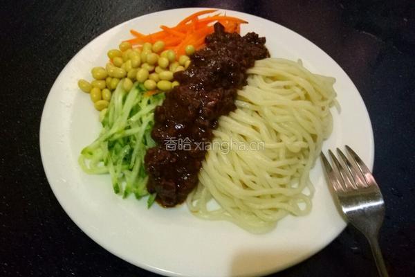 腊肠肉酱面的做法图解13