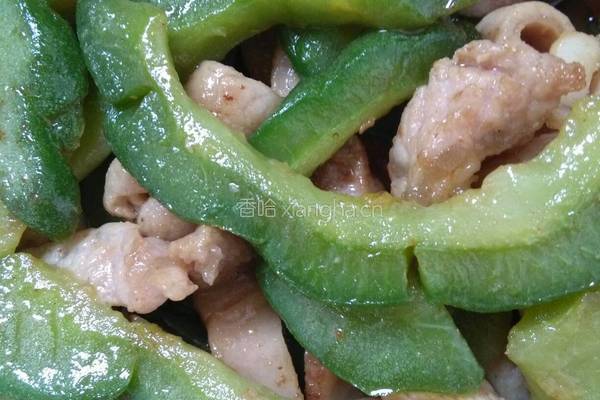 苦瓜烧肉筋的做法图解6