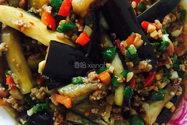 肉末豆豉茄子的做法图解10