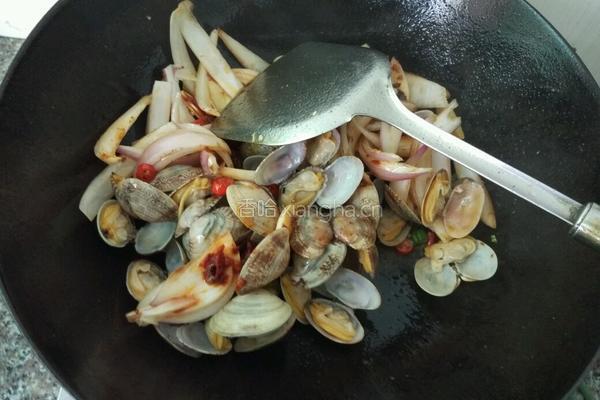爆炒花蛤的做法图解7